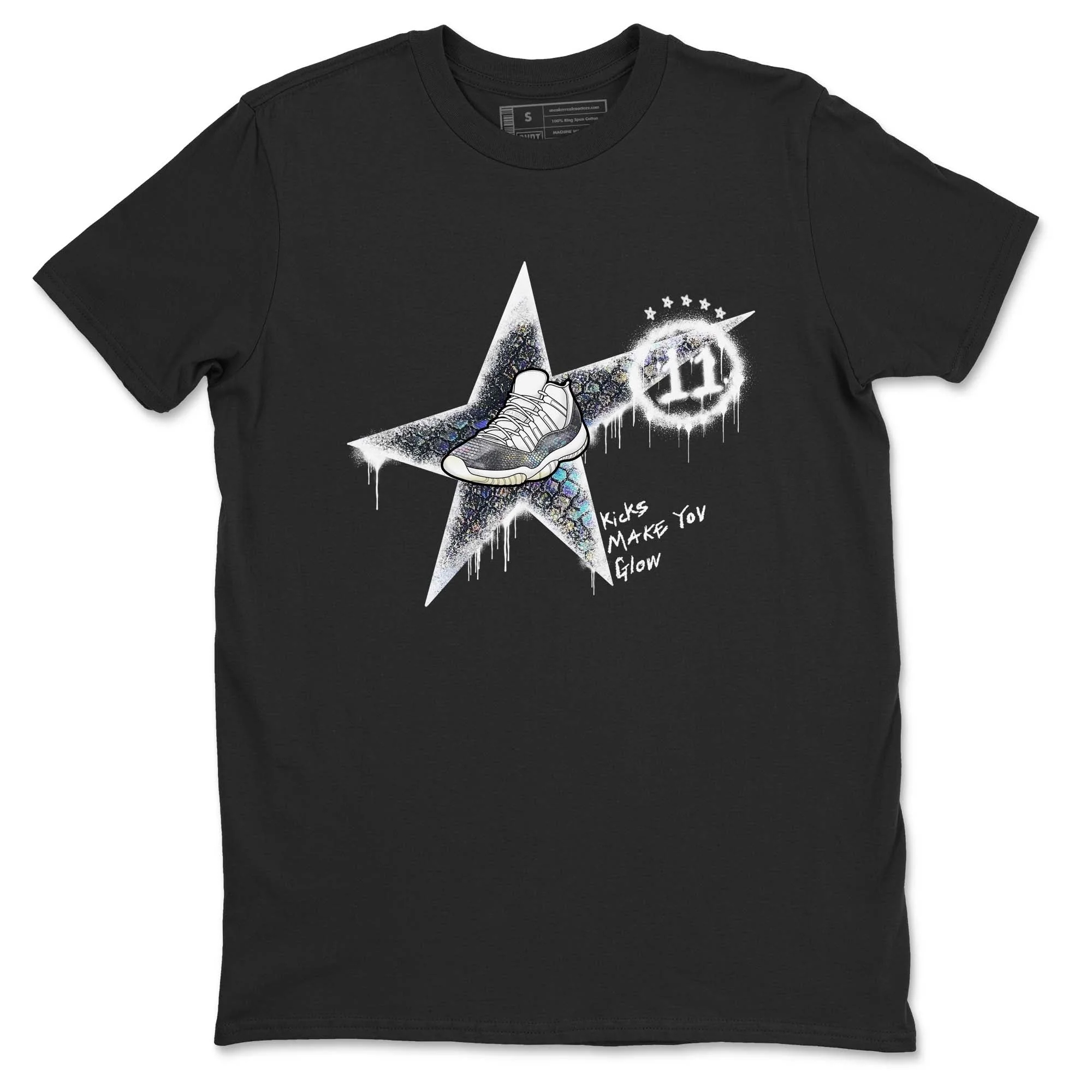 Kicks Make You Glow Sneaker Tees - Air Jordan 11 Year Of The Snake