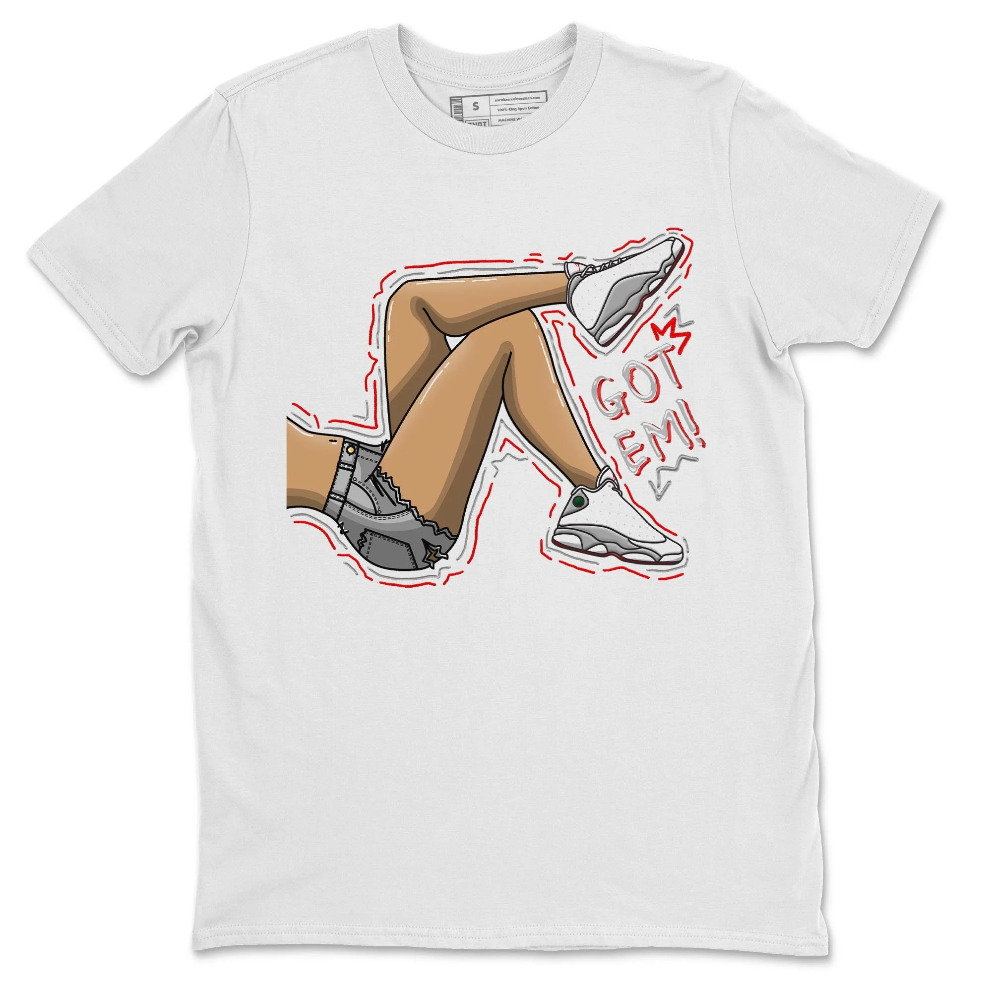 Got Em Legs Unisex Tops - Air Jordan 13 Wolf Grey