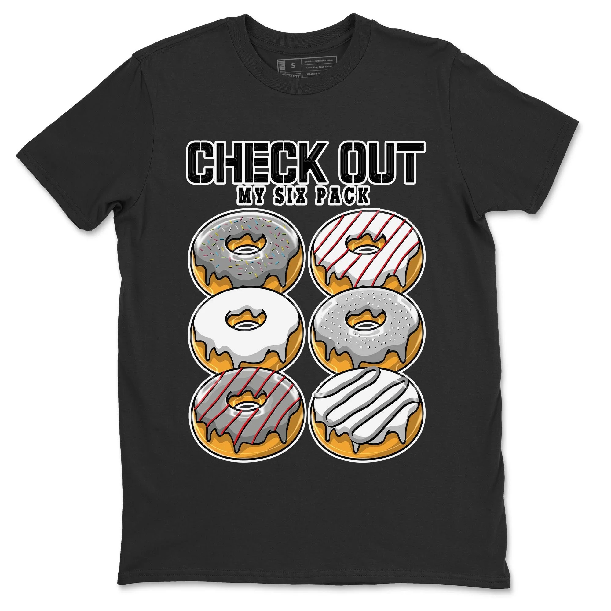 Check Out My Six Pack Unisex Tops - Air Jordan 13 Wolf Grey