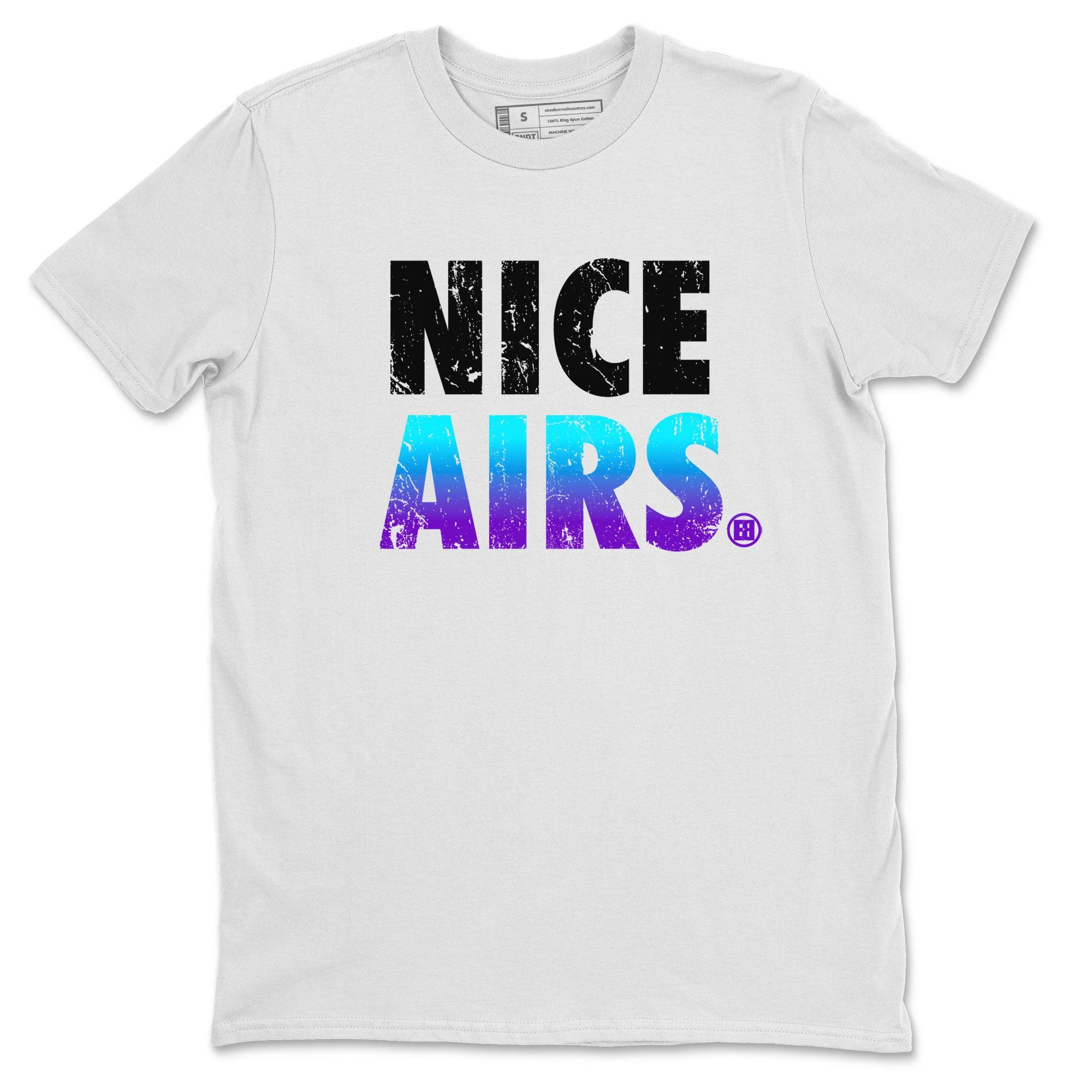 Nice Airs Sneaker Tee - Air Jordan 6 Aqua