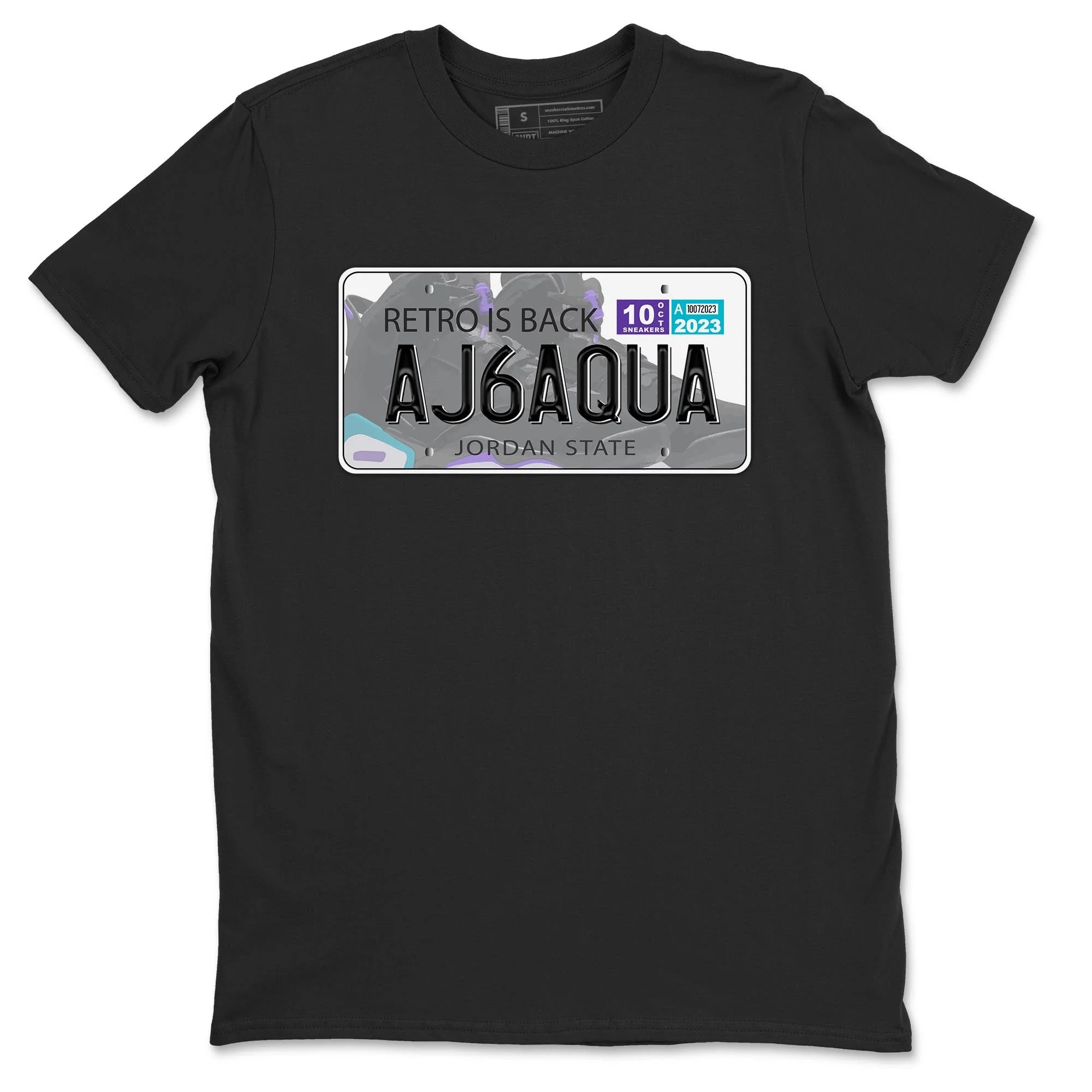 Jordan Plate Sneaker Tee - Air Jordan 6 Aqua