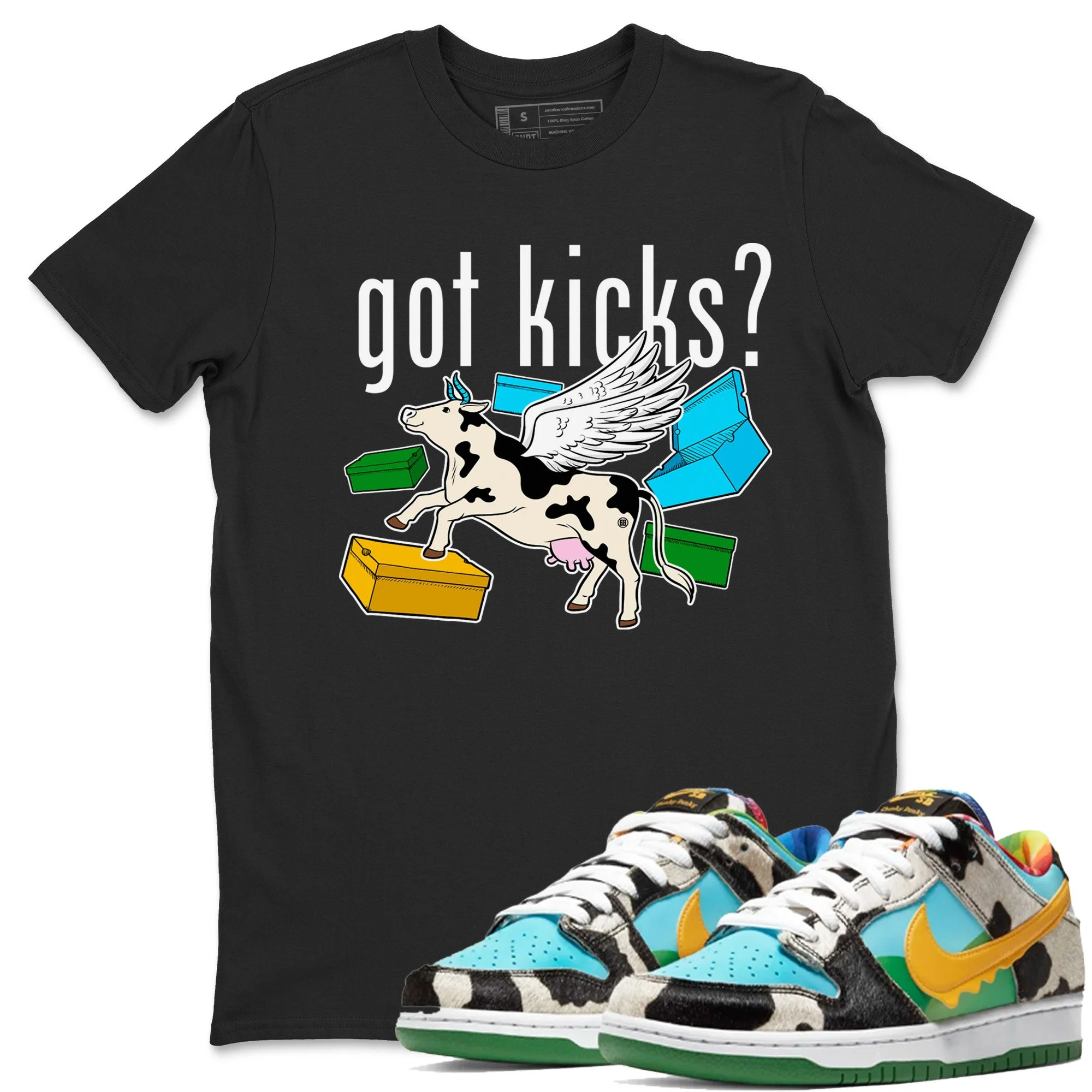 Cow Got Kicks Sneaker Tees - Dunk Chunky Dunky