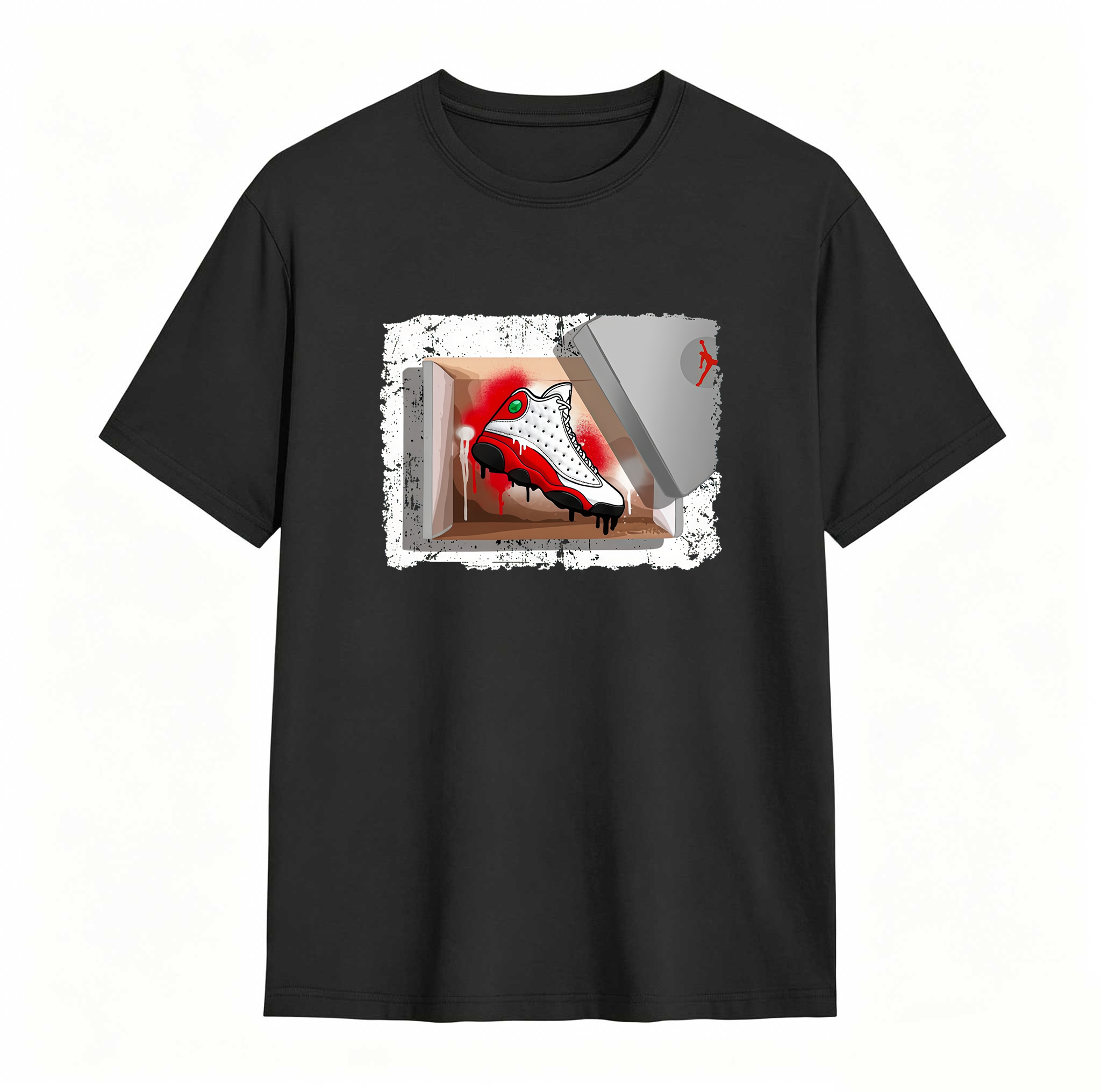 New Kicks Sneaker Tees - Match Air Jordan 13 University Red