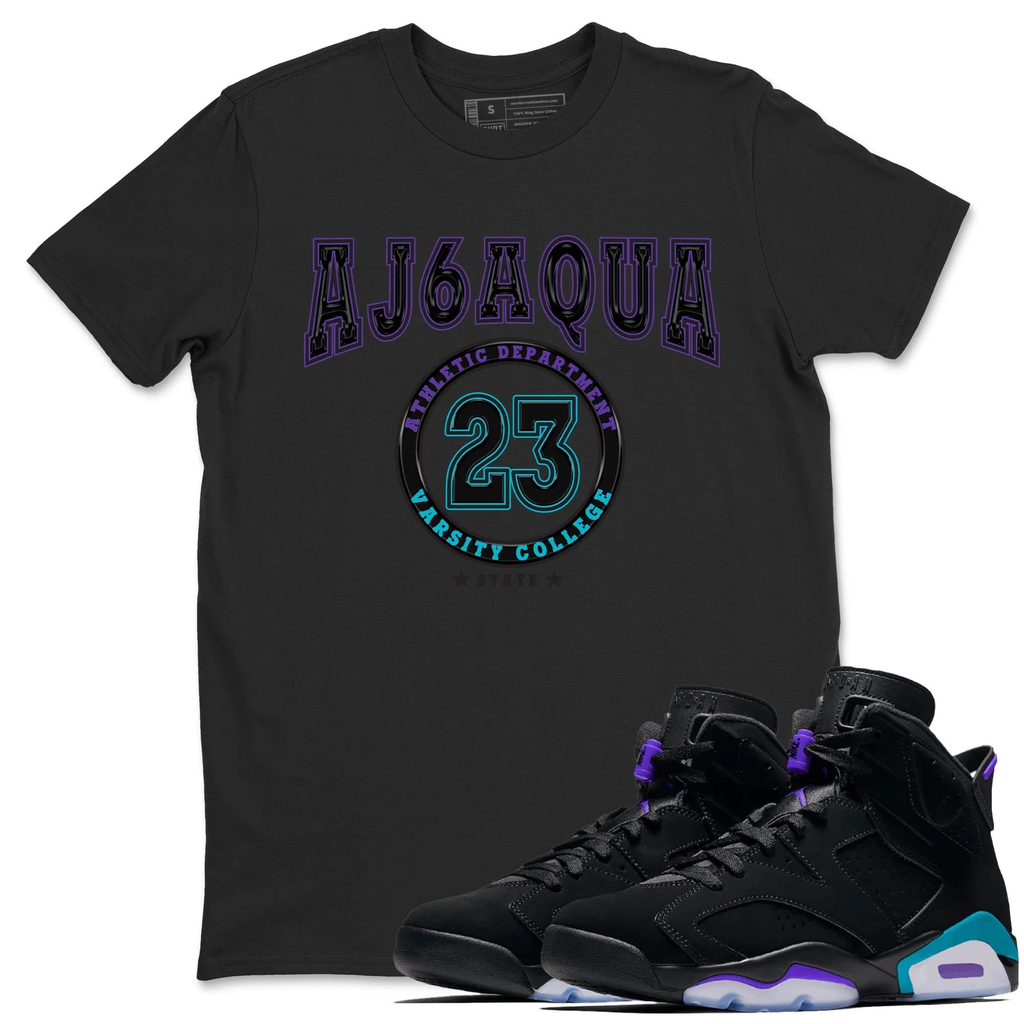 Varsity Sneaker Tee - Air Jordan 6 Aqua