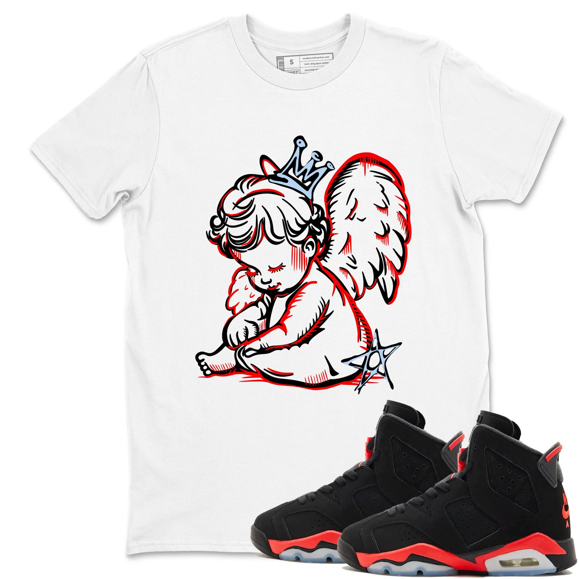 Neon Angel Sneaker Tees - Air Jordan 6 Reverse Infrared