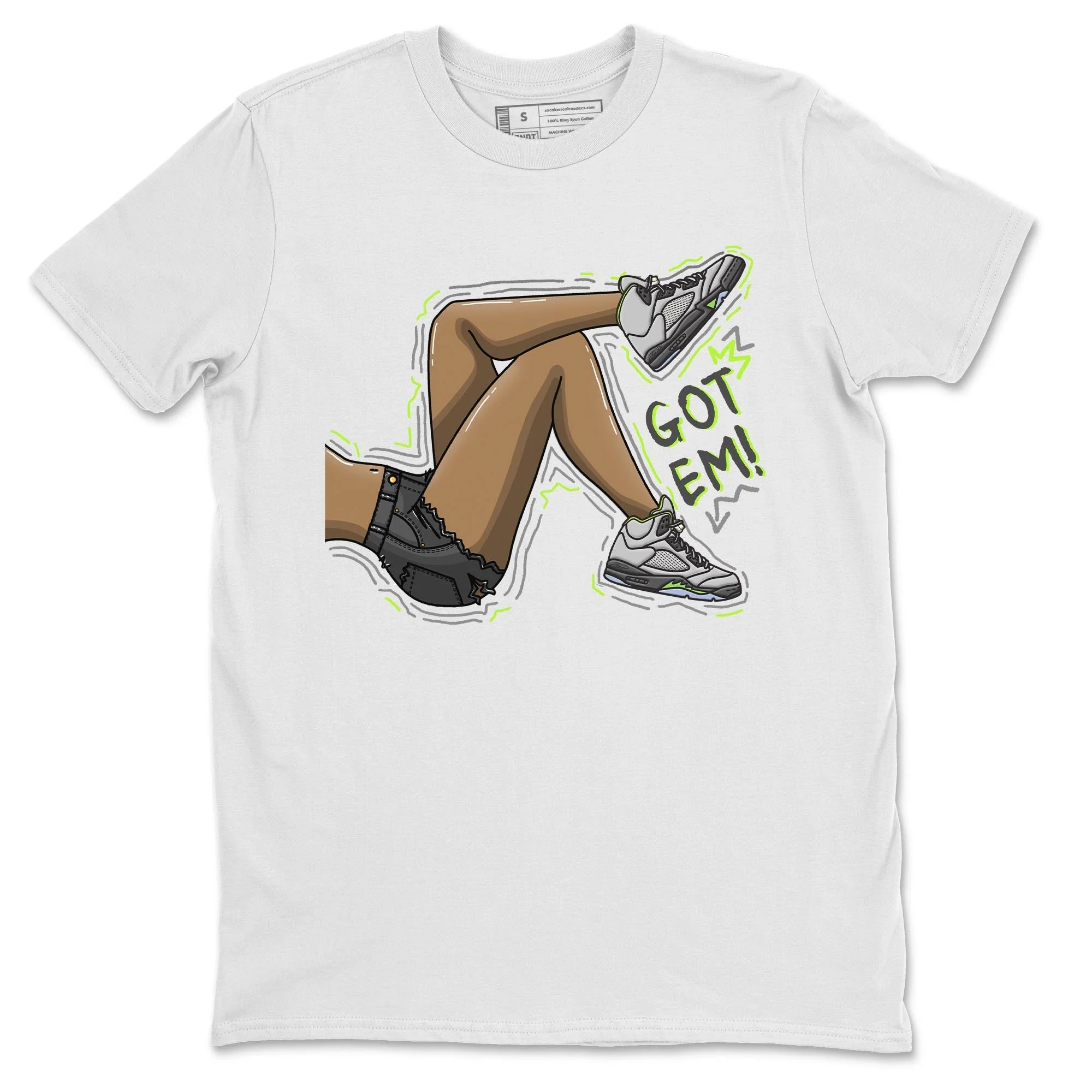 Got Em Legs Unisex Tops - Air Jordan 5 Green Bean