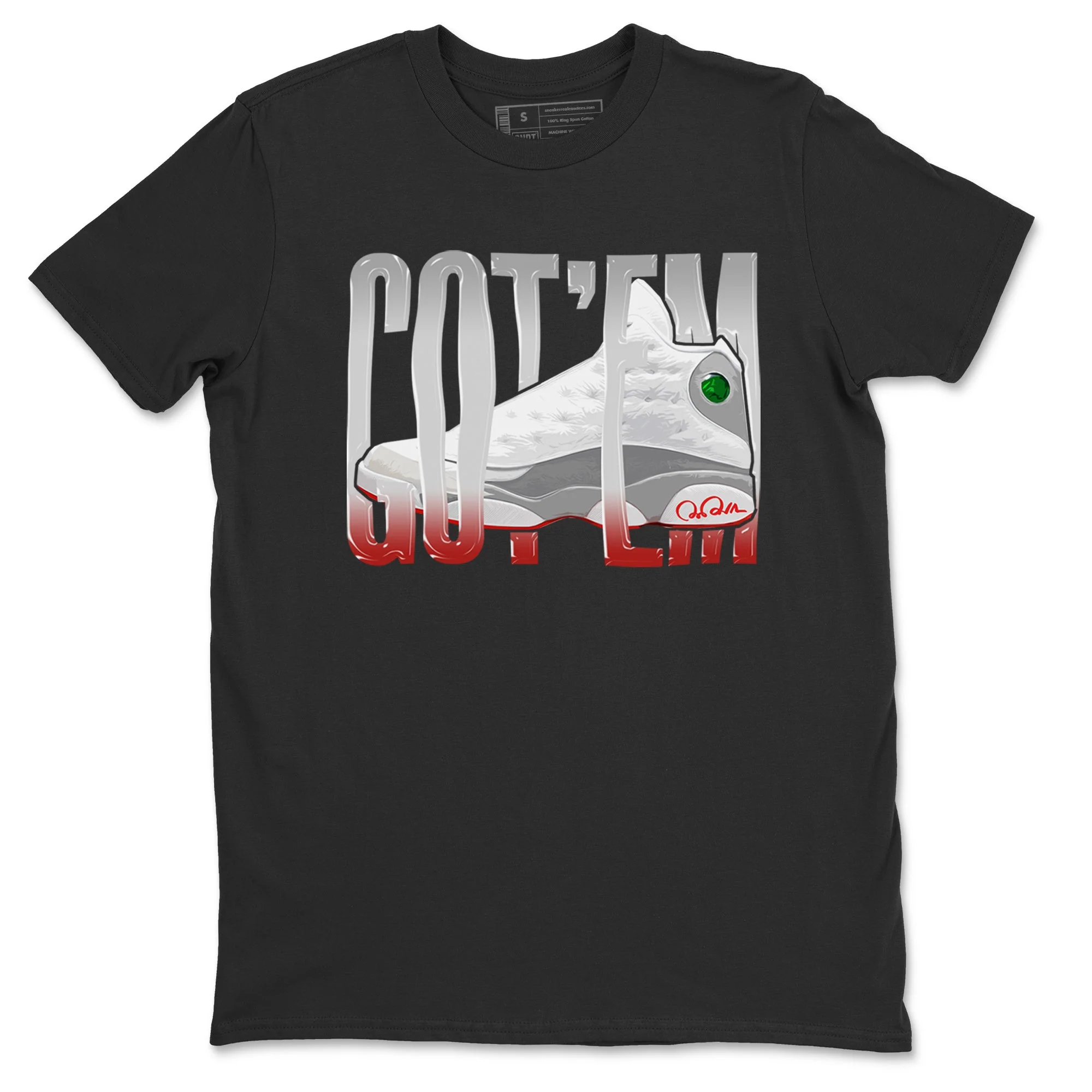 Wiggling Gotem Unisex Tops - Air Jordan 13 Wolf Grey