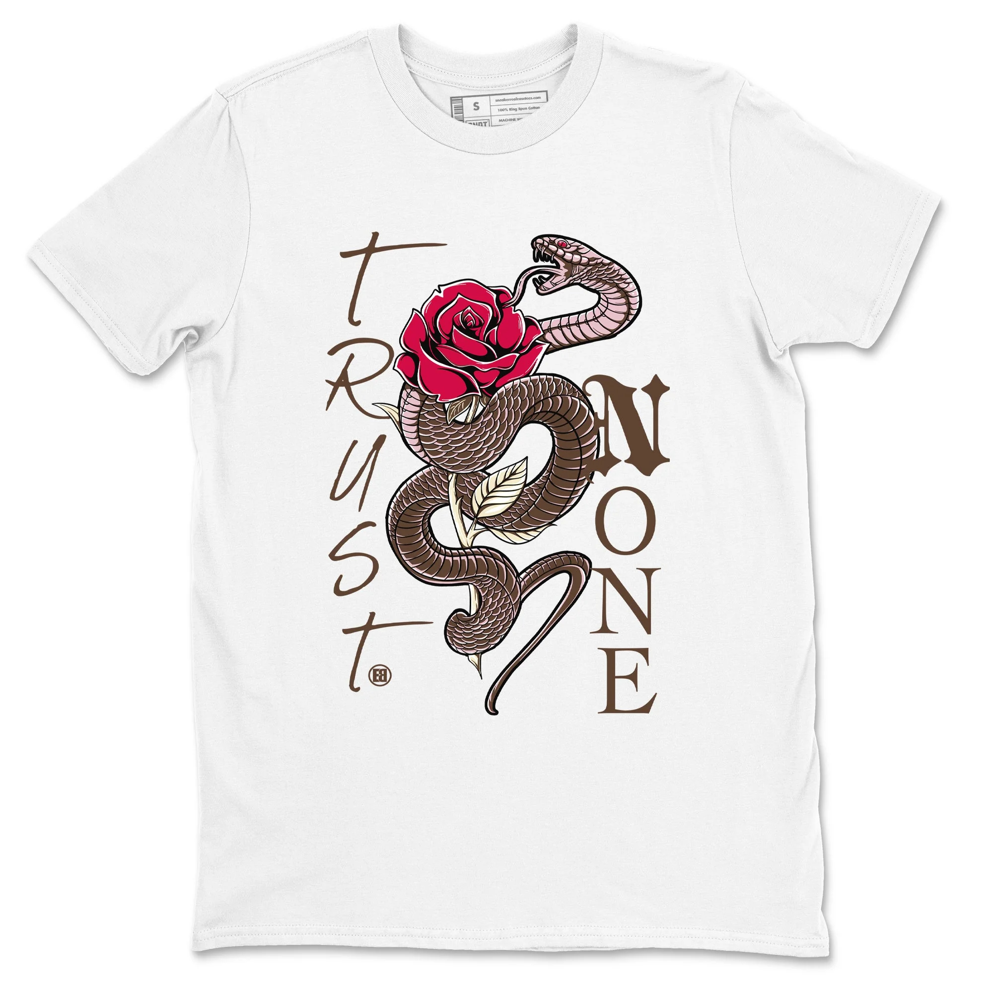 Trust None Sneaker Tees - Dunk Cacao Wow And Pink Foam