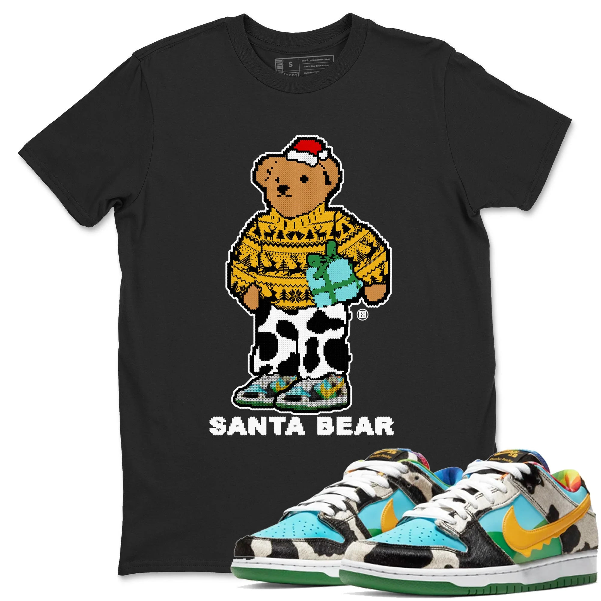 Santa Bear Sneaker Tees - Dunk Chunky Dunky