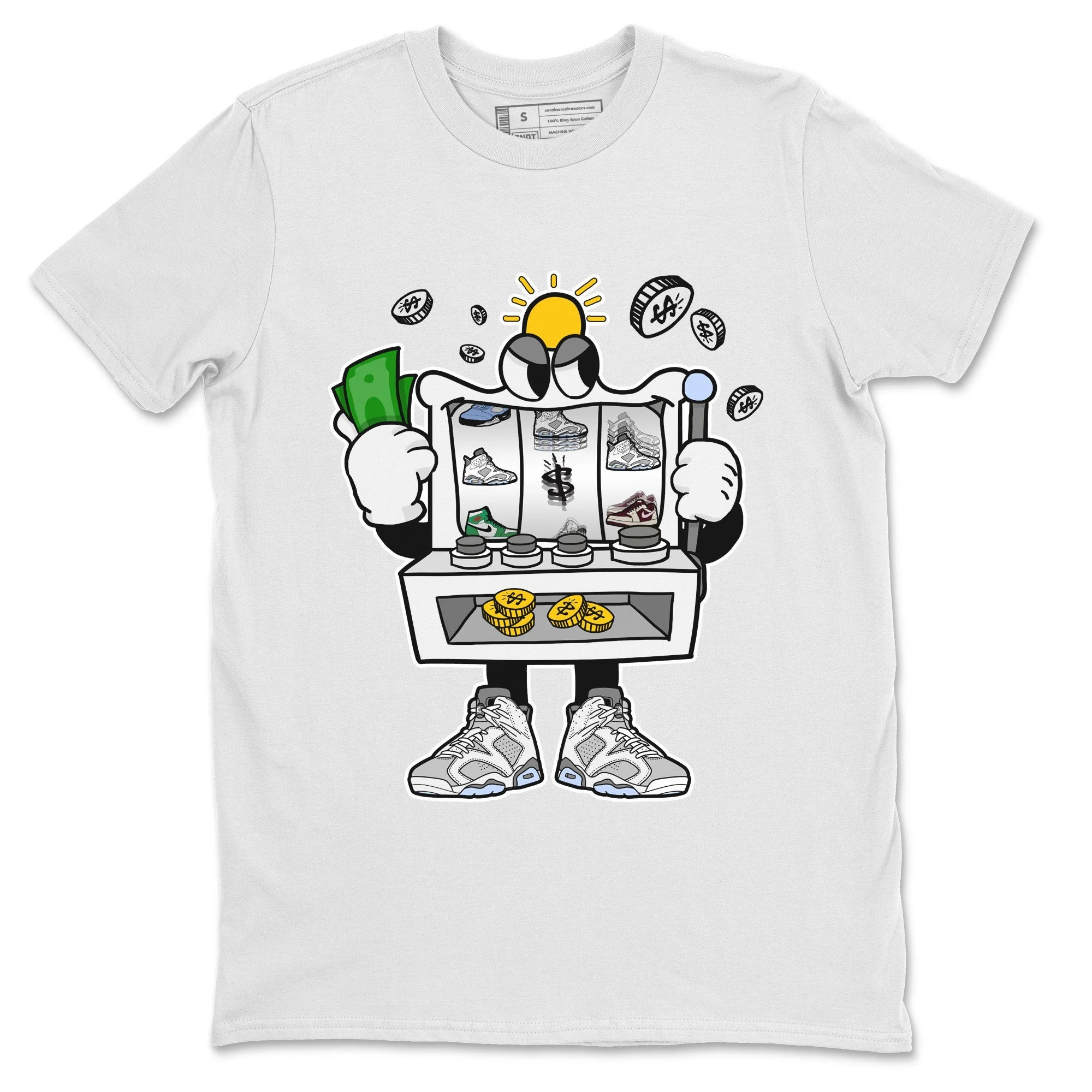 Slot Machine Unisex Tops - Air Jordan 6 Cool Grey