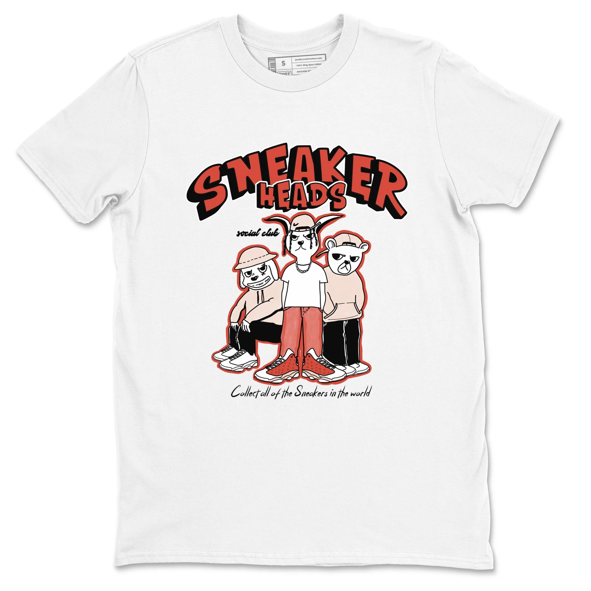 Sneakerheads Social Club Sneaker Tees - Air Jordan 13 Dune Red