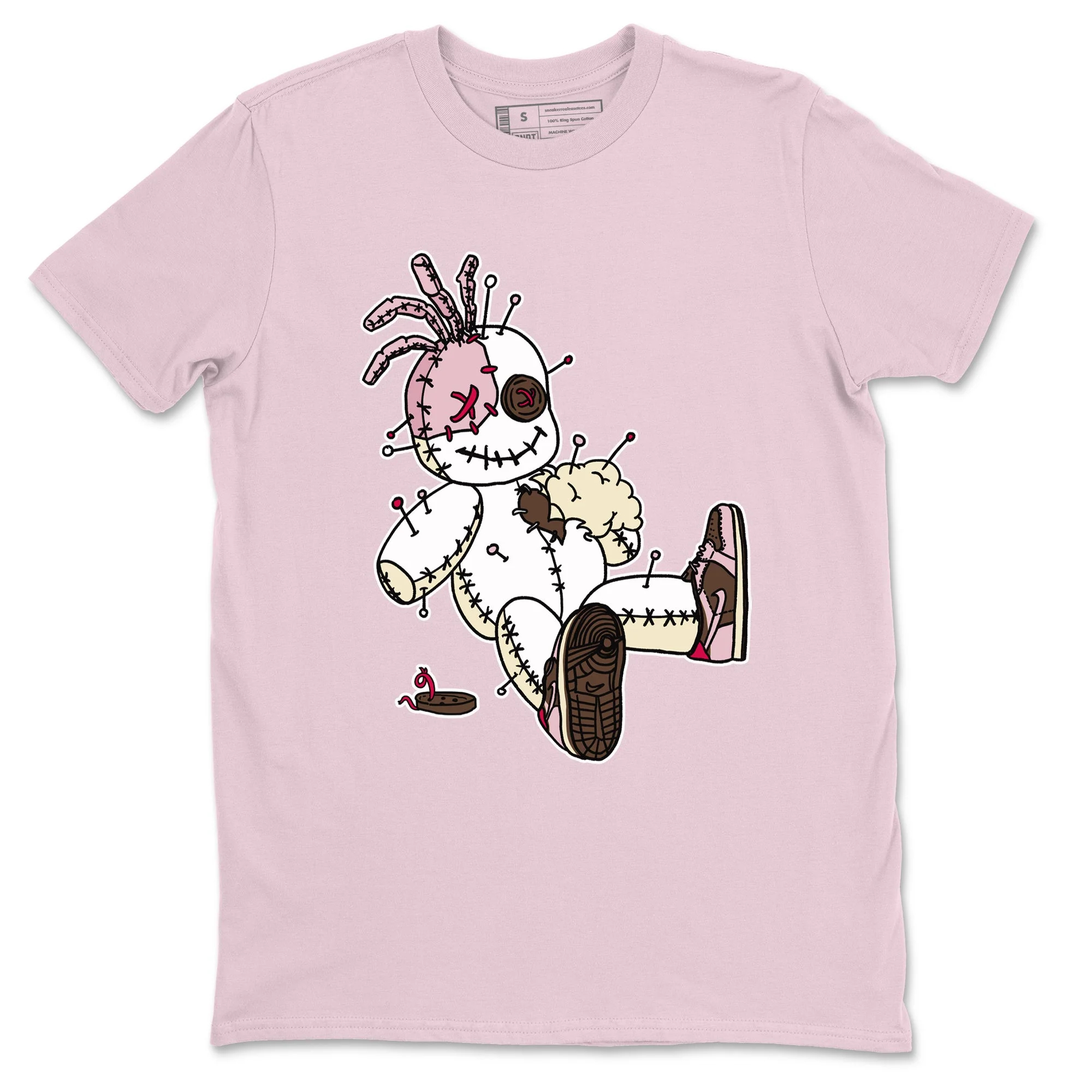 Voodoo Doll Sneaker Tees - Dunk Cacao Wow And Pink Foam