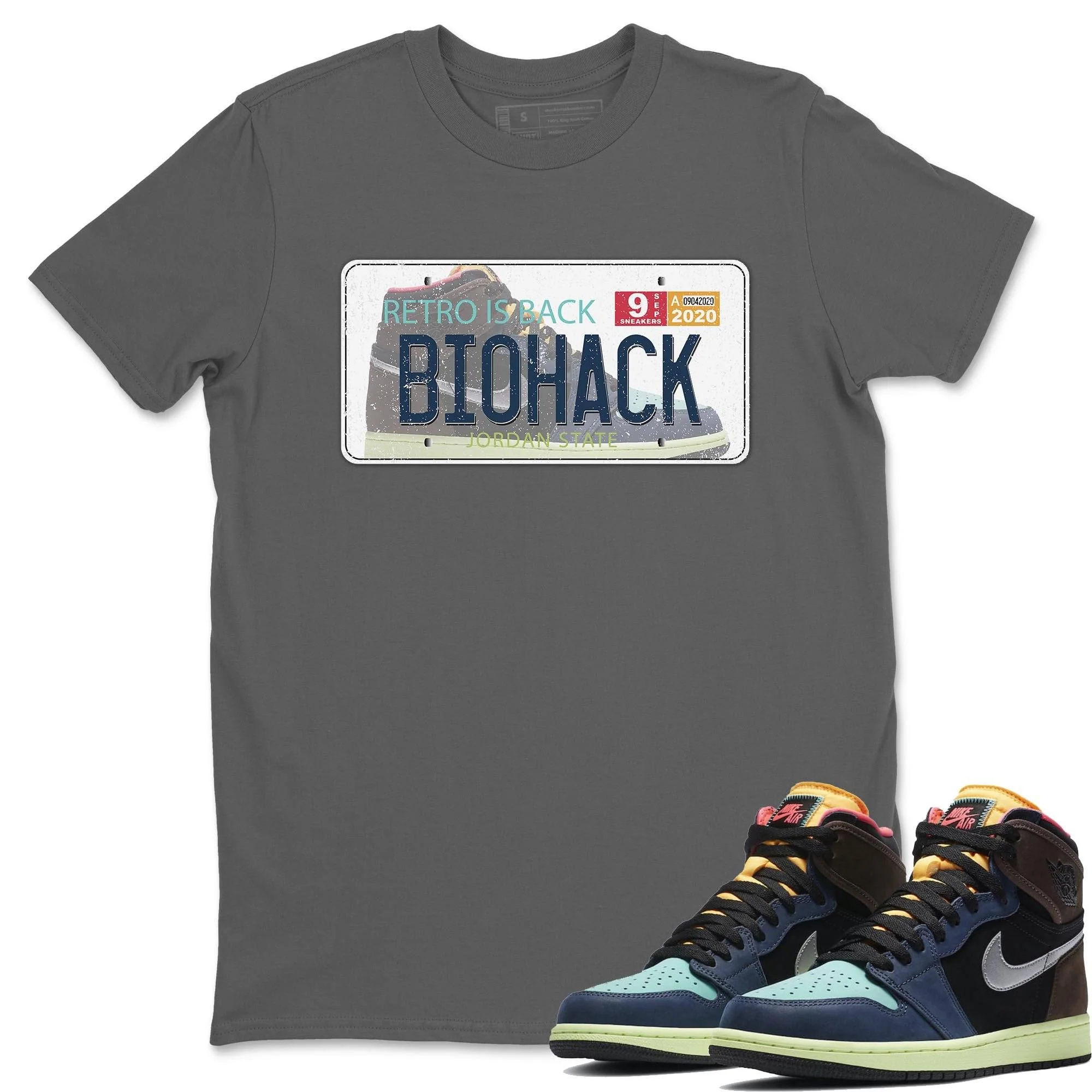 Air Jordan Plate Unisex Tops - Air Jordan 1 Bio Hack