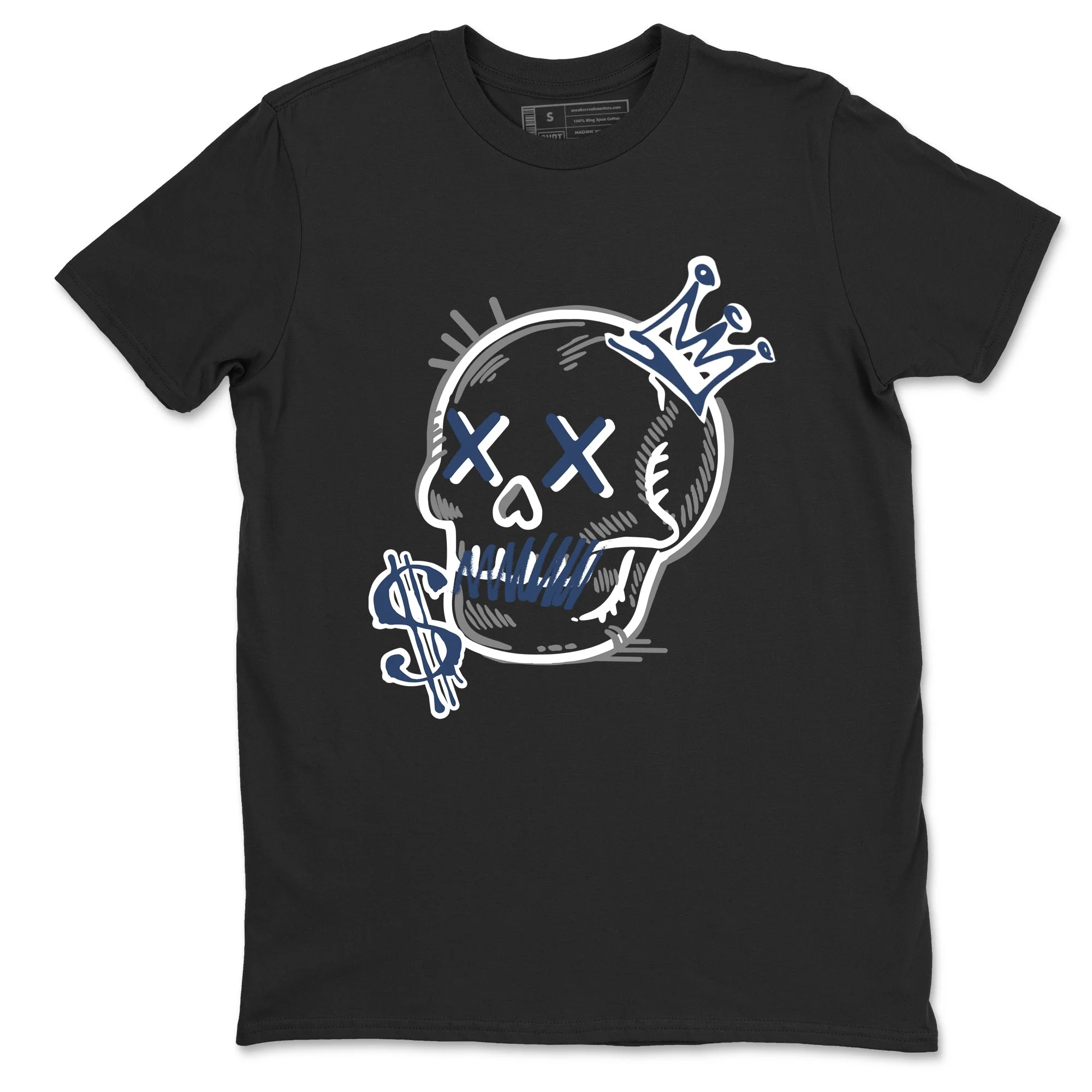 Neon Skull Sneaker Tees - Air Jordan 9 Flint Grey