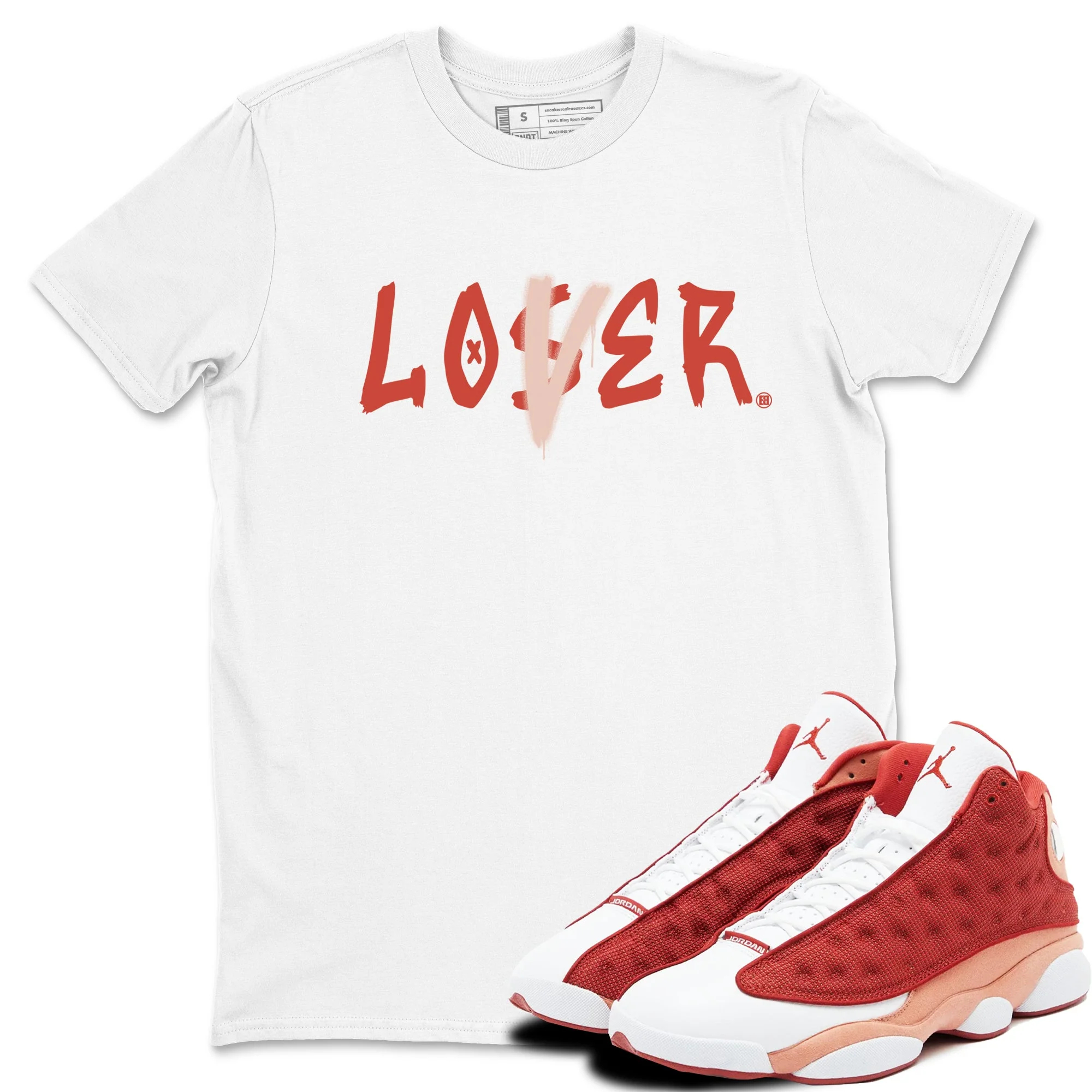 Loser Lover Sneaker Tees - Air Jordan 13 Dune Red