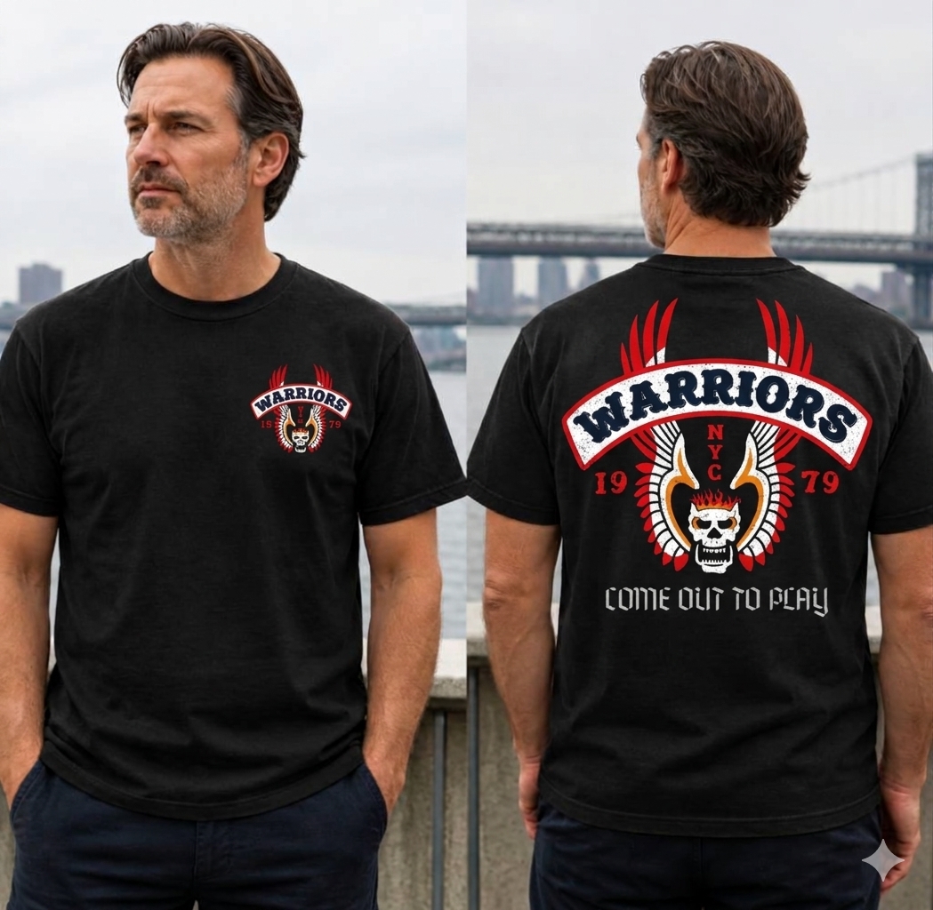 The Warriors "Come Out To Play" 1979 Retro Movie T-Shirt