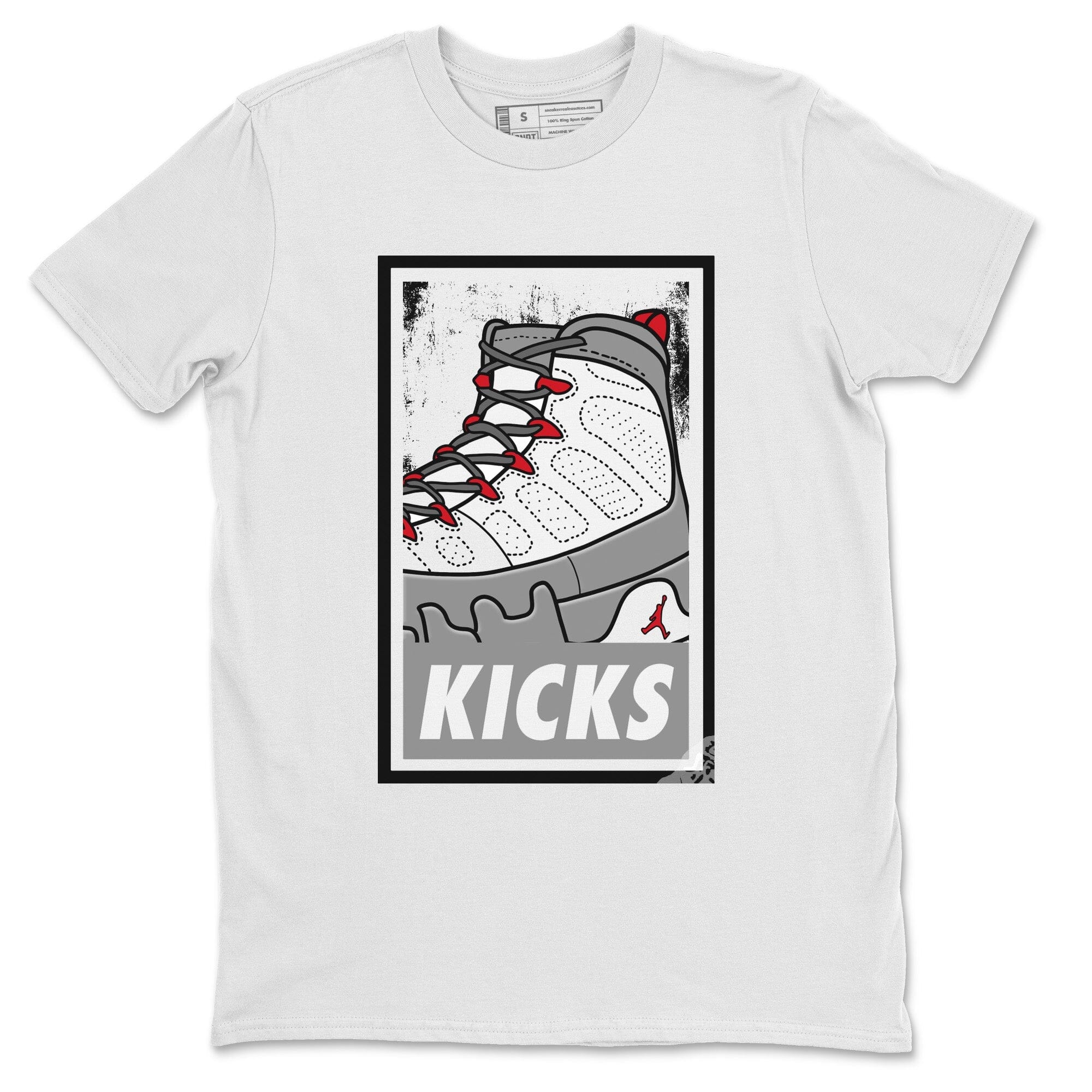 KICKS Unisex Tops - Air Jordan 9 Fire Red