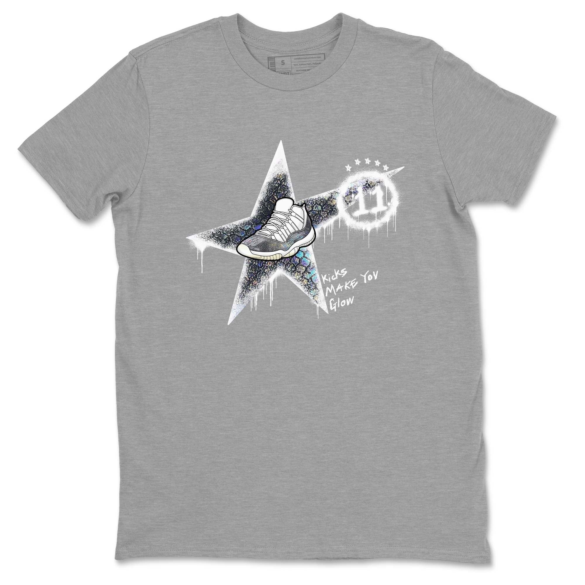 Kicks Make You Glow Sneaker Tees - Air Jordan 11 Year Of The Snake