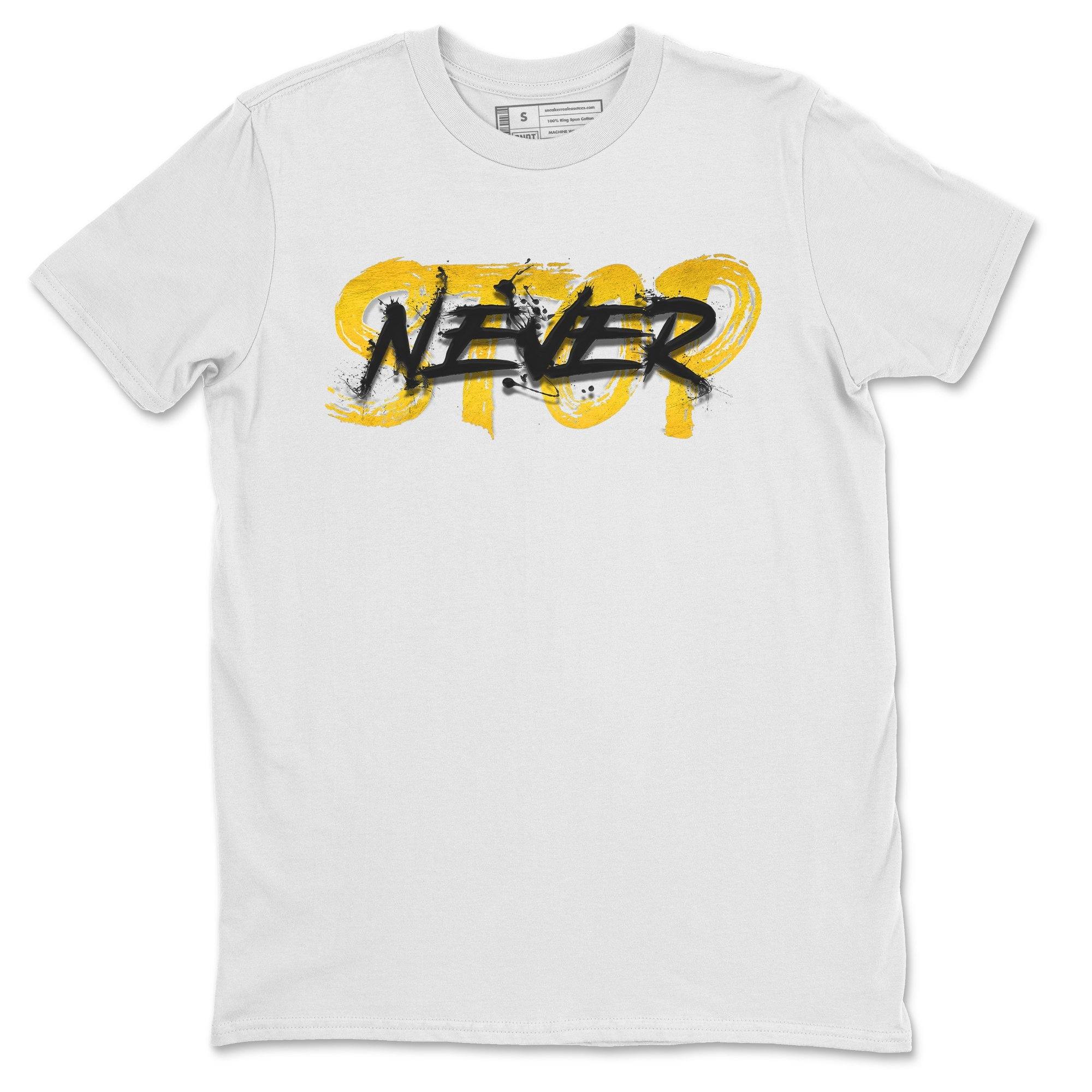 Never Stop Unisex Tops - Dunk Championship Goldenrod