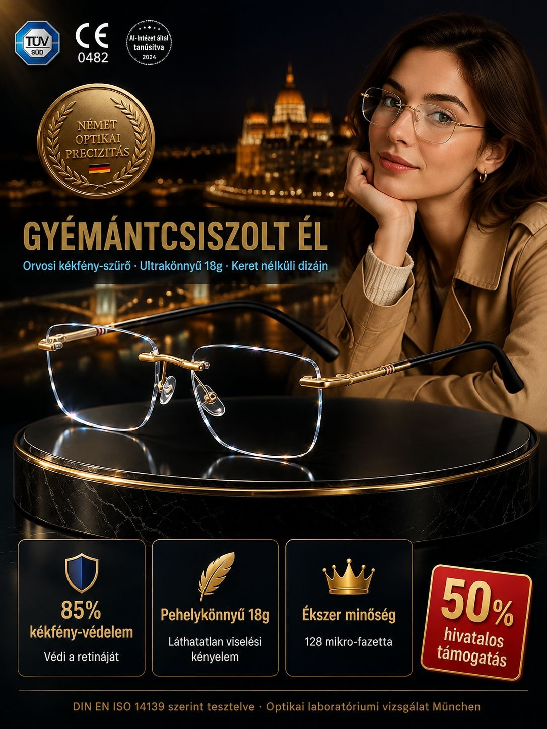 Niemieckie inteligentne okulary – 1+1 gratis.