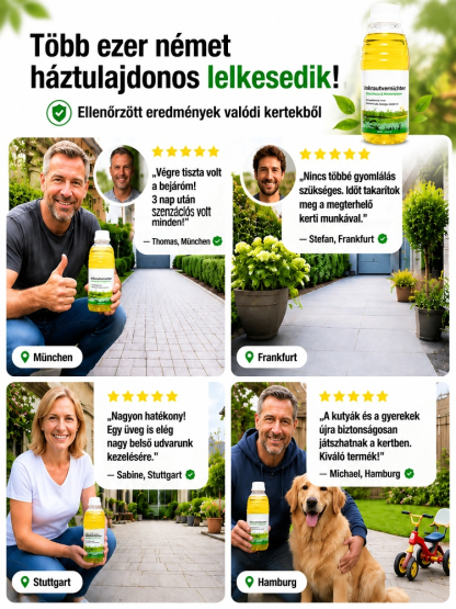 🌿 Vége a bosszantó gyomoknak, bambusznak és vadfüveknek – az egész kertben!
