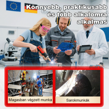 Németország legkelendőbb hegesztőgépe, a szakemberek kedvence. 3 másodperces felmelegedési idő, 10-szer gyorsabb hegesztés. Mindennel működik.