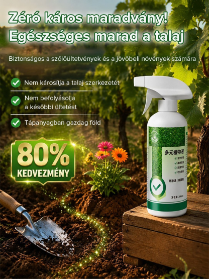 ✨Csak egyszer permetezz – 5 évig gyommentes! 100% glifozátmentes, 8x gyorsabb hatás.