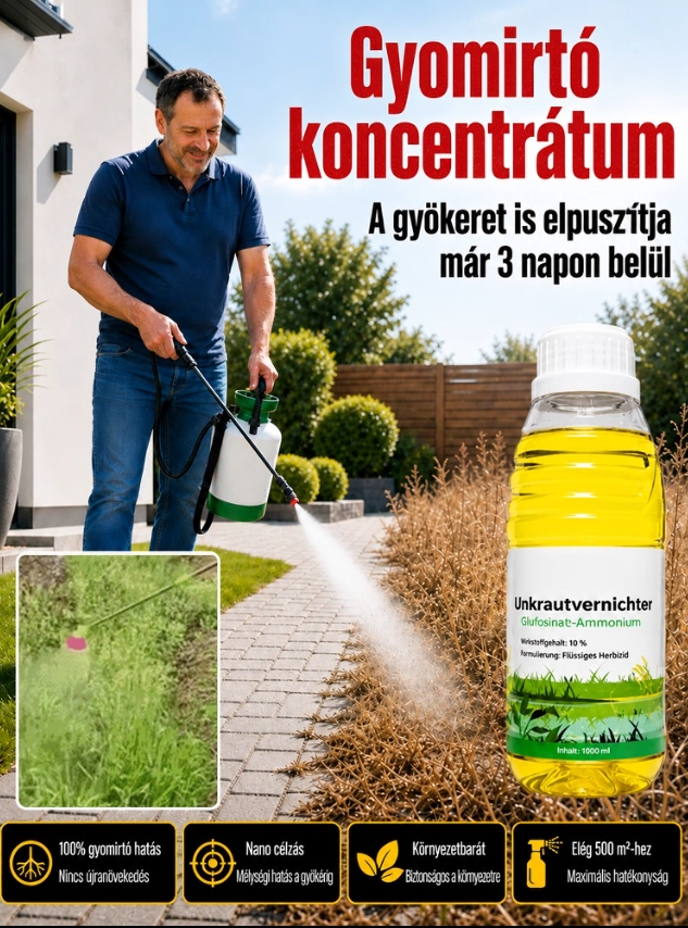 🌿 Vége a bosszantó gyomoknak, bambusznak és vadfüveknek – az egész kertben!
