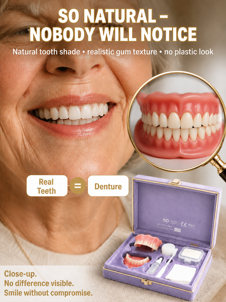 ✨ Instant Perfect Smile! Custom-Fit Cosmetic Veneers 🦷
