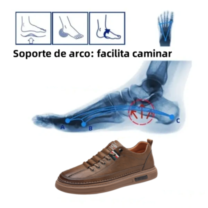(🎉60% de descuento hoy - ¡no te lo pierdas!)🔥- Zapatos de cuero italiano suaves y cómodos hechos a mano (soporte de arco - facilita caminar)✅