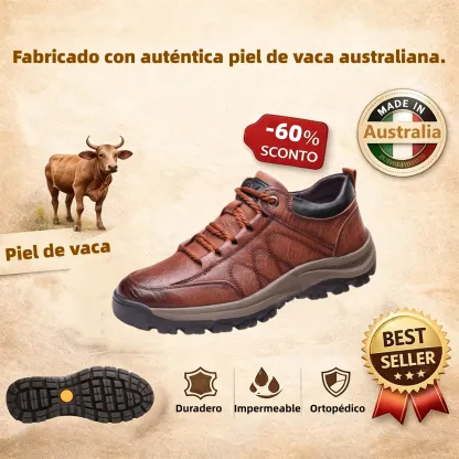 (🔥60% de descuento hoy - ¡no te lo pierdas!) ⏰ SOFTENN® Piel de vaca australiana: zapatos ortopédicos suaves y cómodos ✅ (alivia el dolor de pies)