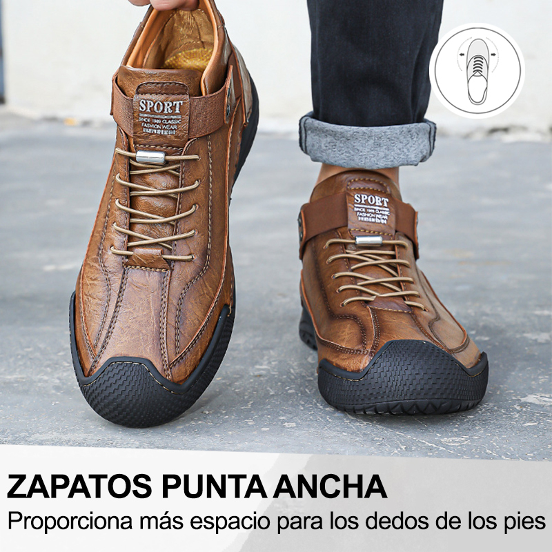 (🔥50% de descuento hoy - ¡cógelo!) Zapatos ortopédicos elegantes de primera calidad 👞 - Diseño ergonómico para aliviar el dolor
