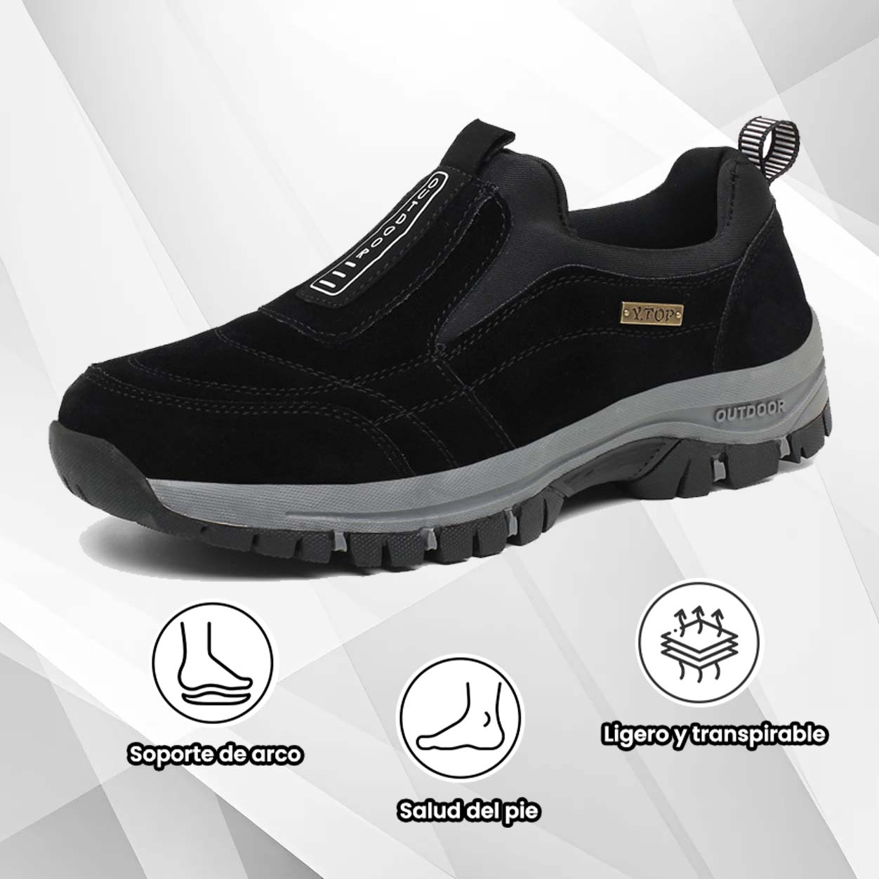 (🔥50% de descuento hoy - ¡cógelo!) Zapatos ortopédicos elegantes de primera calidad 👞 - Diseño ergonómico para aliviar el dolor