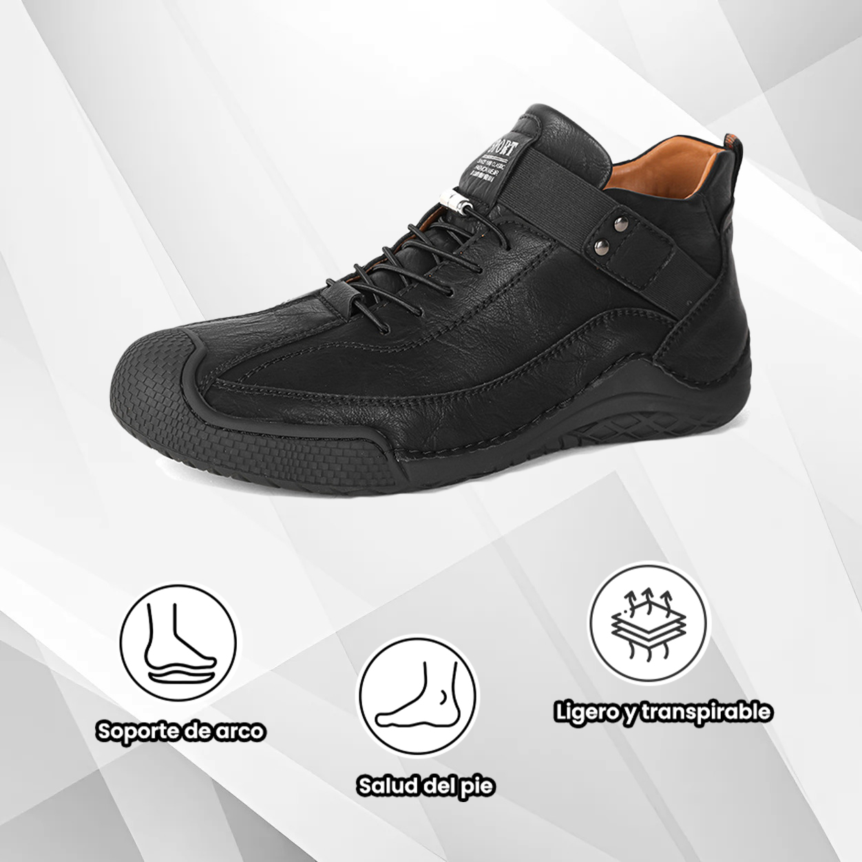 (🔥50% de descuento hoy - ¡cógelo!) Zapatos ortopédicos elegantes de primera calidad 👞 - Diseño ergonómico para aliviar el dolor
