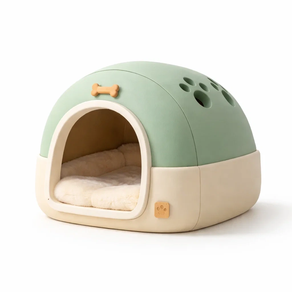 Casa de mascota tipo iglu premium-urbanburl