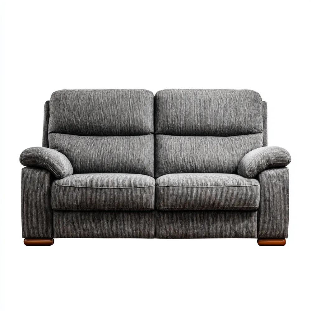 2-Sitzer-Sofa Stoffpolsterung 150x90x85 cm – Dunkelgrau – Modernes Design