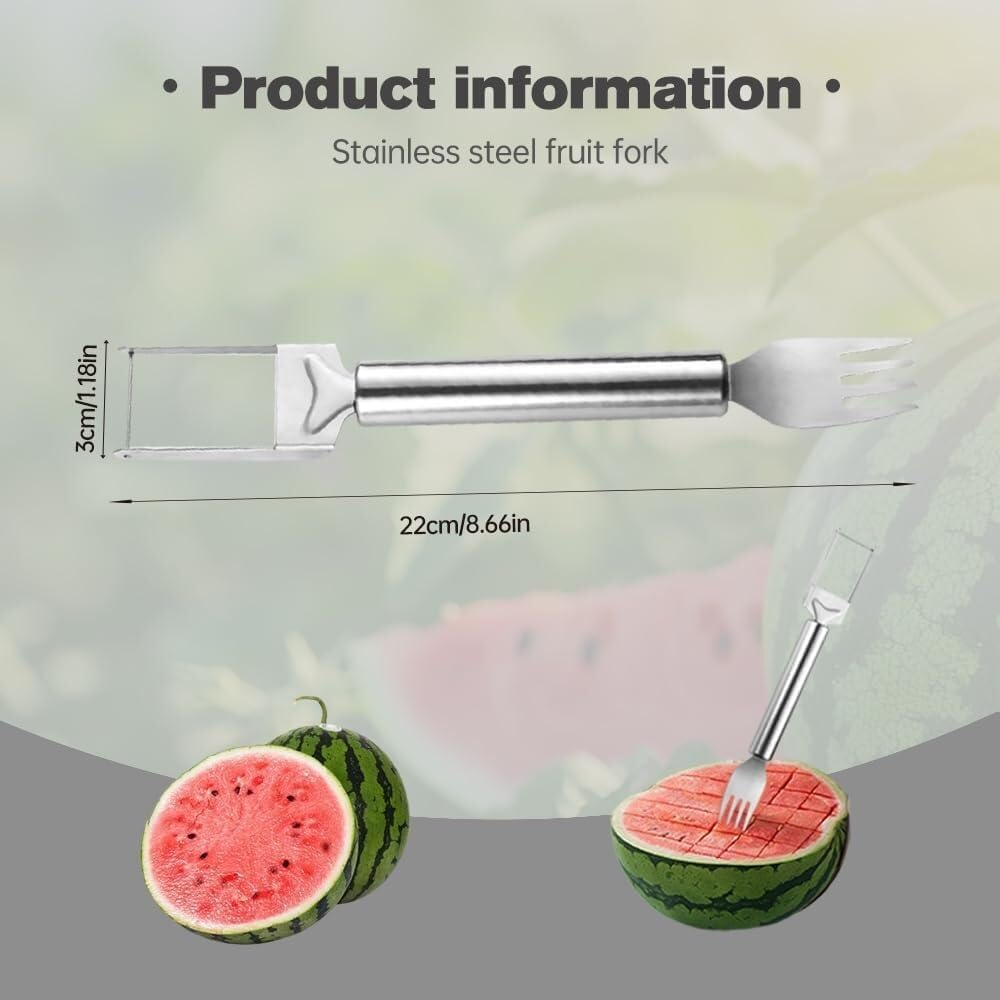 🍉Upgraded Watermelon Fork Slicer Cutter Tool