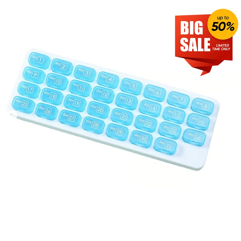 31-Day Detachable Monthly Pill Organizer