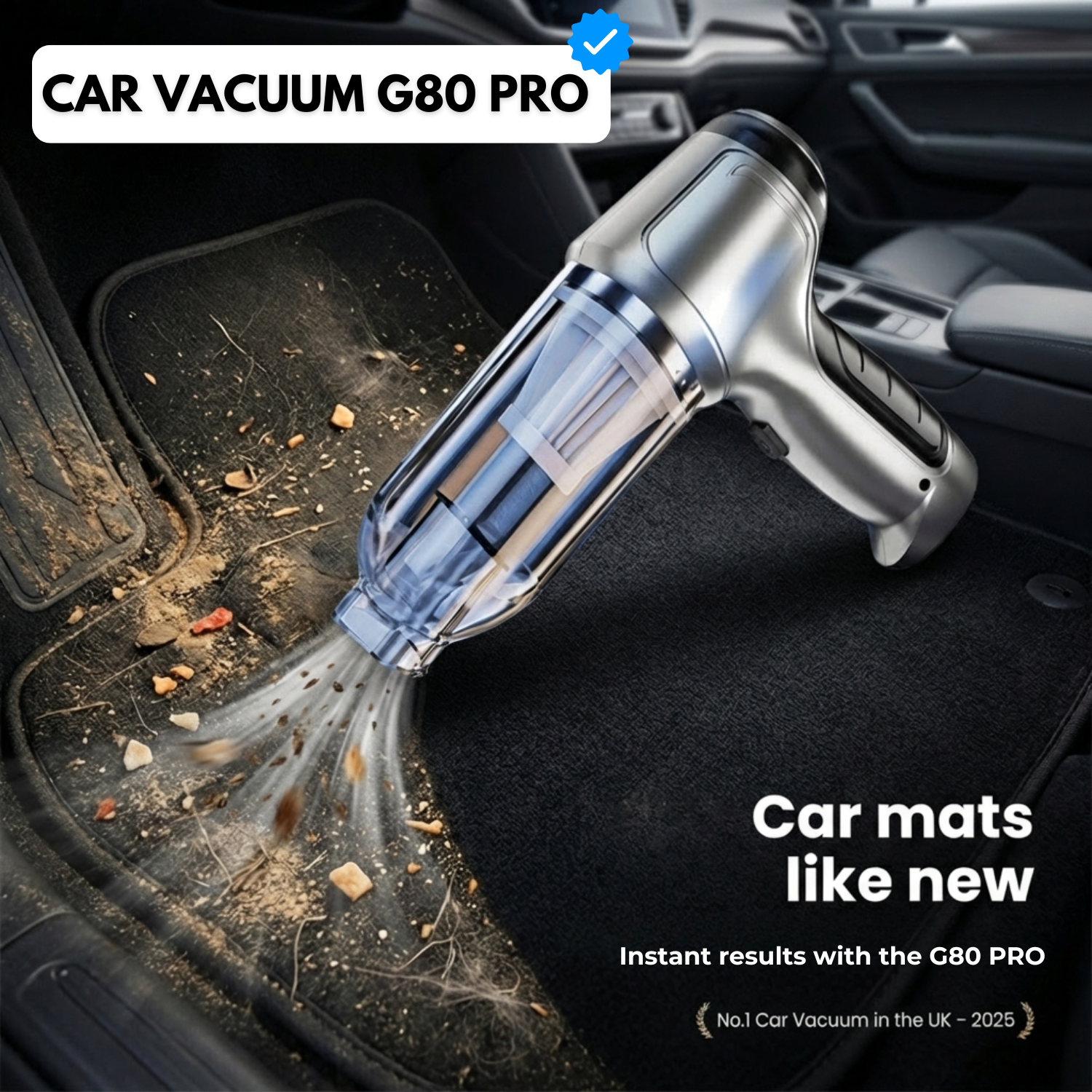 Mini Handheld Cordless Car Vacuum Clean