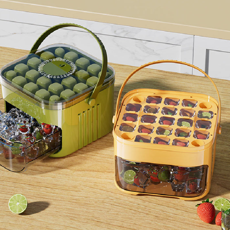 2-in-1 Double Layer Portable Ice Box