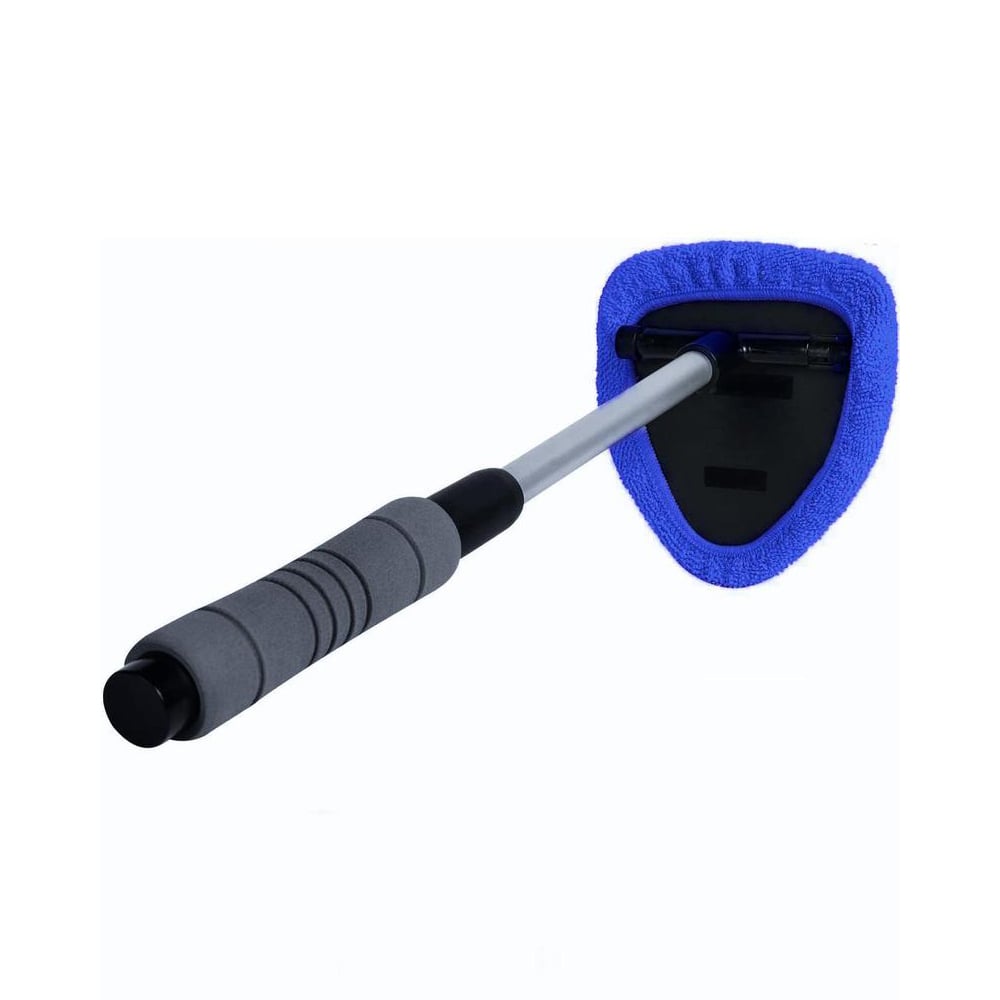 💥 💥 🔥 Windshield Cleaning Tool, Microfiber Car Window Cleaner with 4 Reusable and Washable Microfiber Pads and A brush and a spray bottle are included.