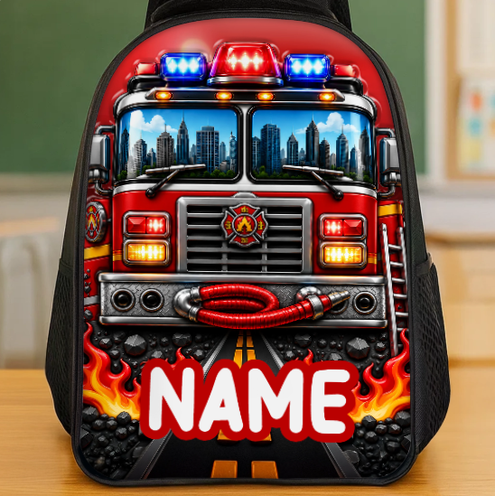 Custom Kids Front Printed Backpack - Personalized Back To School Gifts For Kids - Ready To Roll