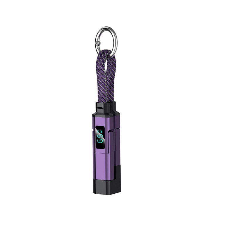 ⏰️Limited Time Flash Sale 🔥4-in-1 Digital Display Keychain Charging Cable