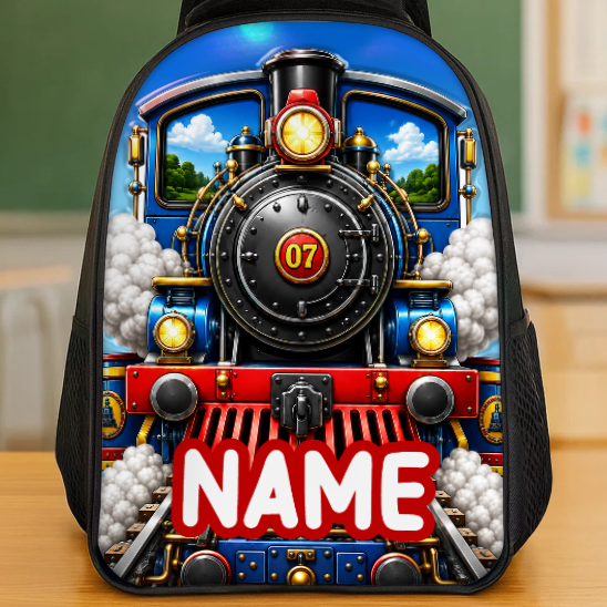 Custom Kids Front Printed Backpack - Personalized Back To School Gifts For Kids - Ready To Roll