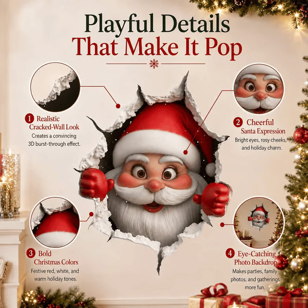 🔥🎅Christmas Creative Wall Sticker
