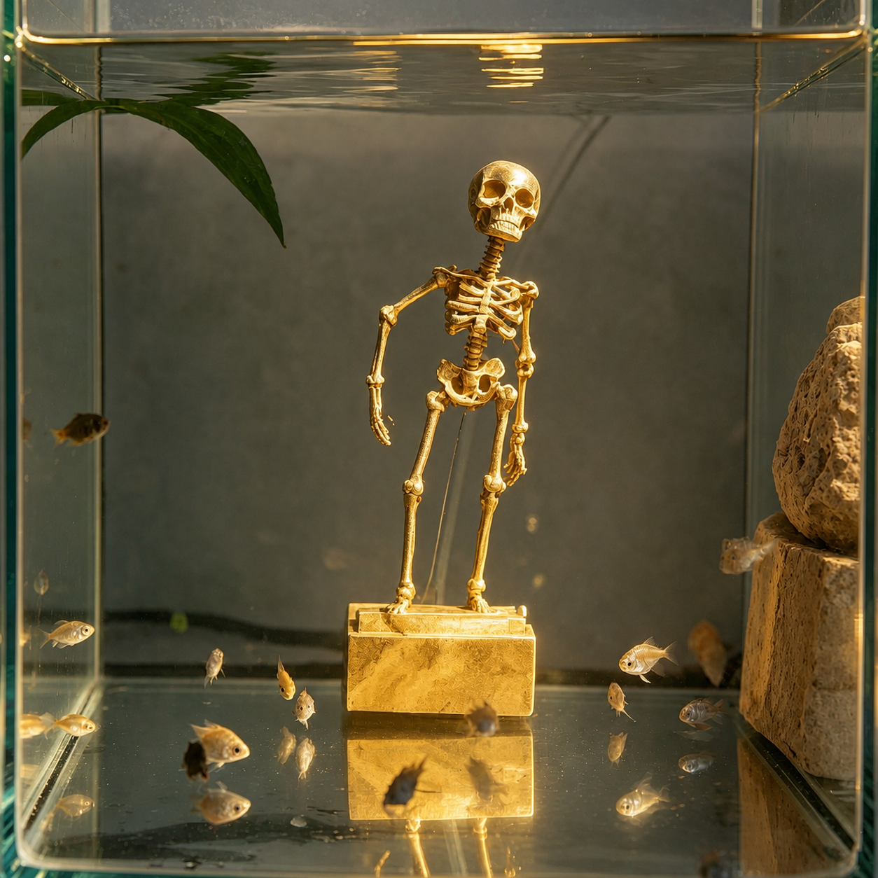 🔥🔥Hot selling now! ! ! 💀 Dancing Skeleton Aquarium Ornament