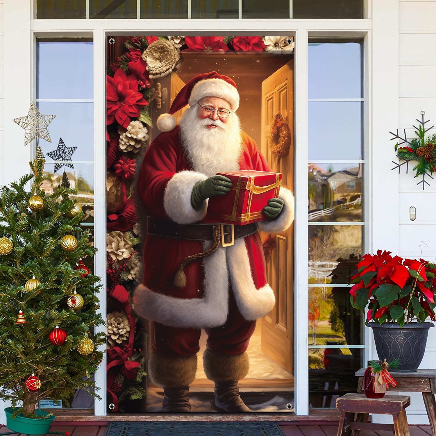 🌟2026 Christmas Front Door Decoration