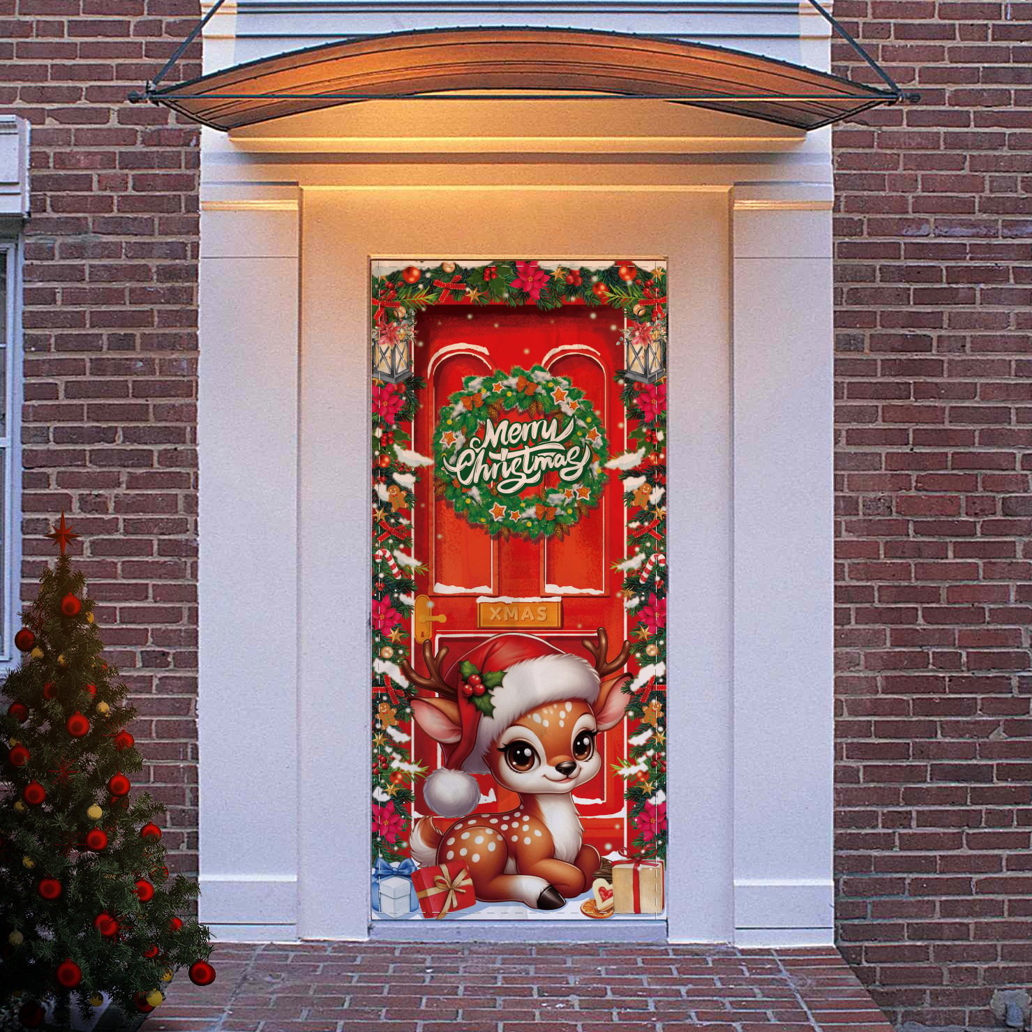 🌟2026 Christmas Front Door Decoration
