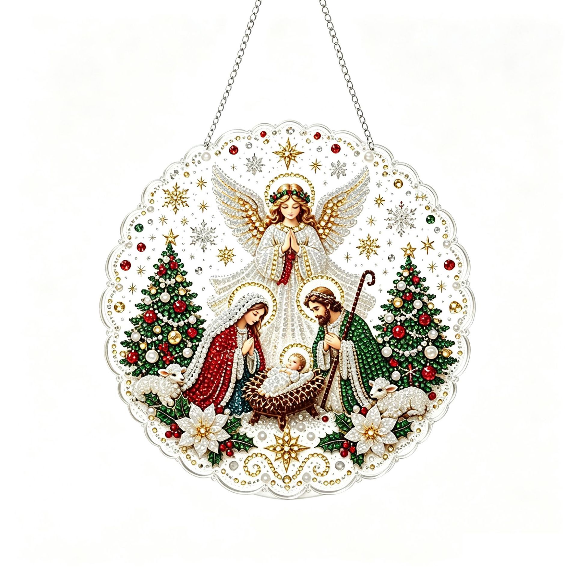 ✨ DIY-Weihnachtsschmuckkollektion aus Perlen und Edelsteinen