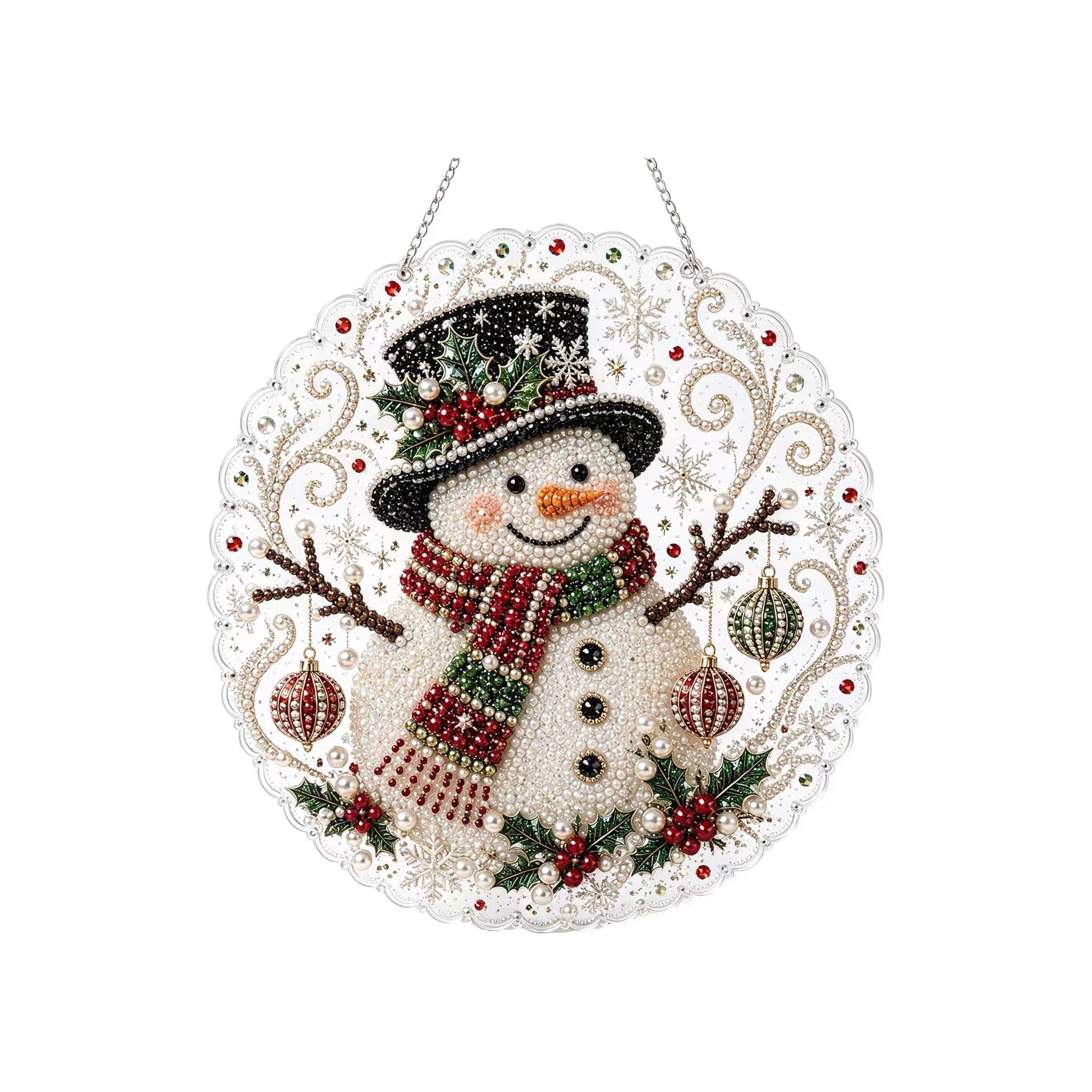 ✨ DIY-Weihnachtsschmuckkollektion aus Perlen und Edelsteinen